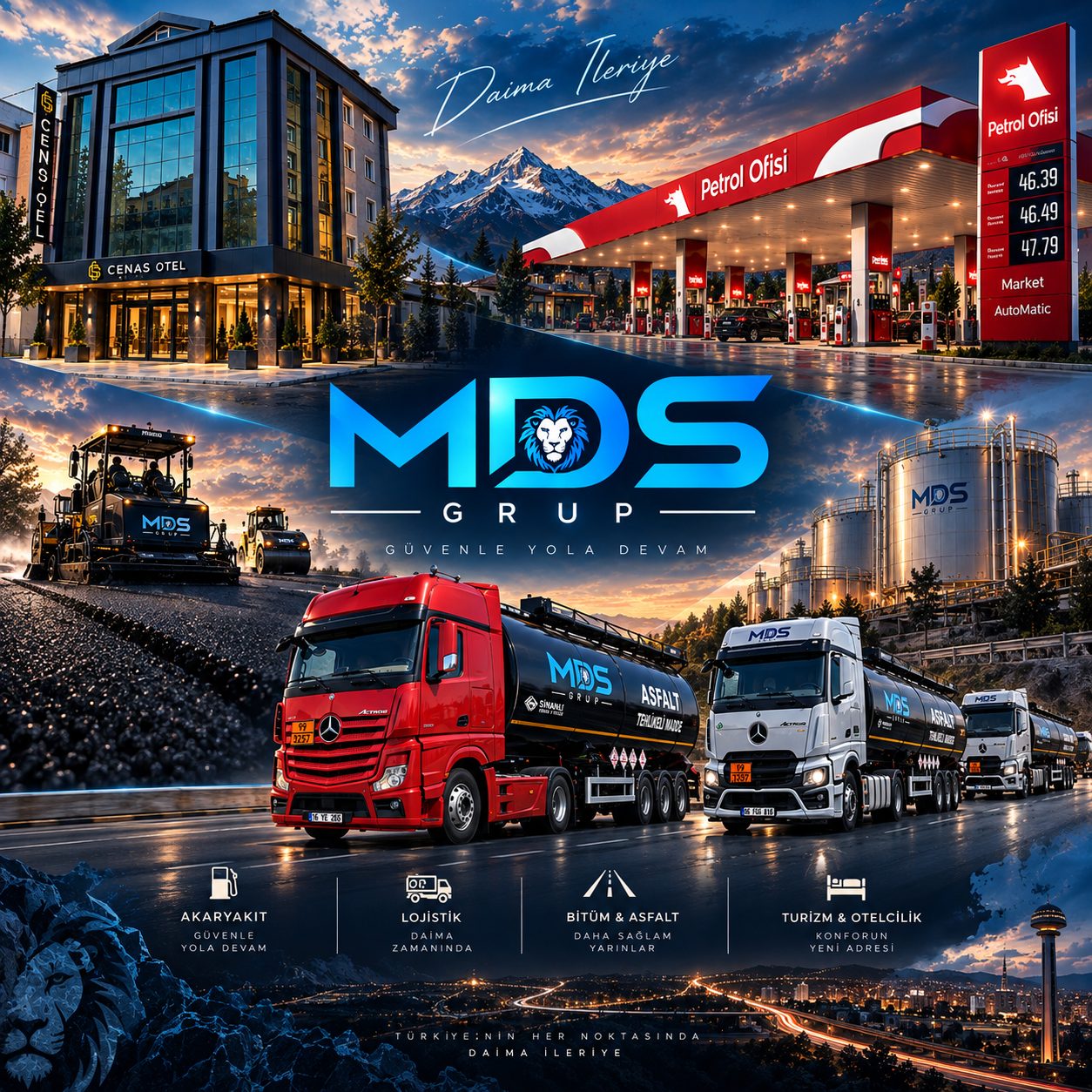 MDS Grup — otel, akaryakıt, lojistik ve asfalt